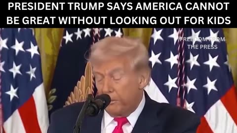 “The Bible Tells Us”: President Trump Embarks On Mission To Protect America’s Children