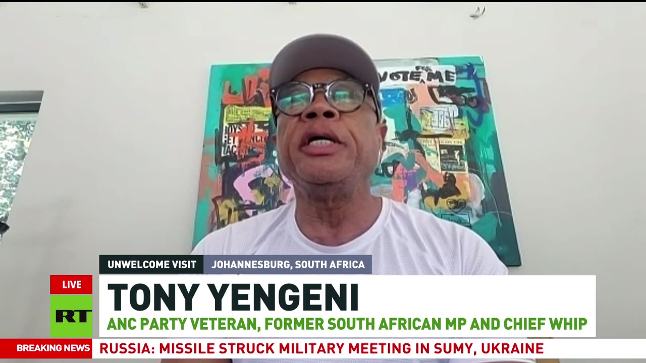 'Zelensky is warlord who doesn't want peace. Why is he coming? – Tony Yengeni