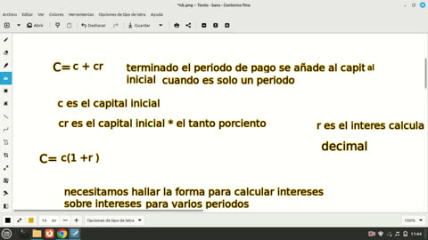 Interes compuesto usando logartimo en base 10 (English)