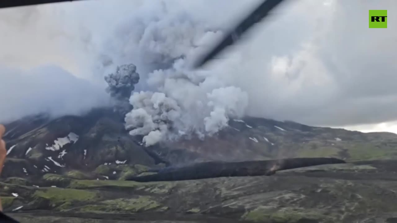 Another blast from the Krasheninnikov Volcano in Kamchatka