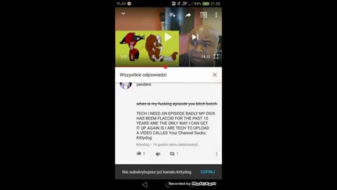 Yandere foxey gets slighly upset