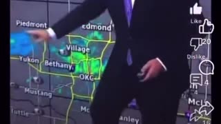 Meteorologist talks about Military Chap Live on air