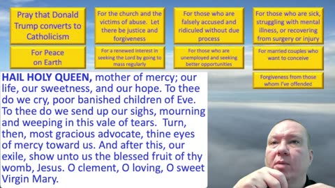 Mary's Daily Live Holy Rosary Prayer at 8:00 p.m. EDT 08/22/2025