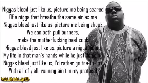 The Notorious B.I.G. - Niggas Bleed (lyric video)