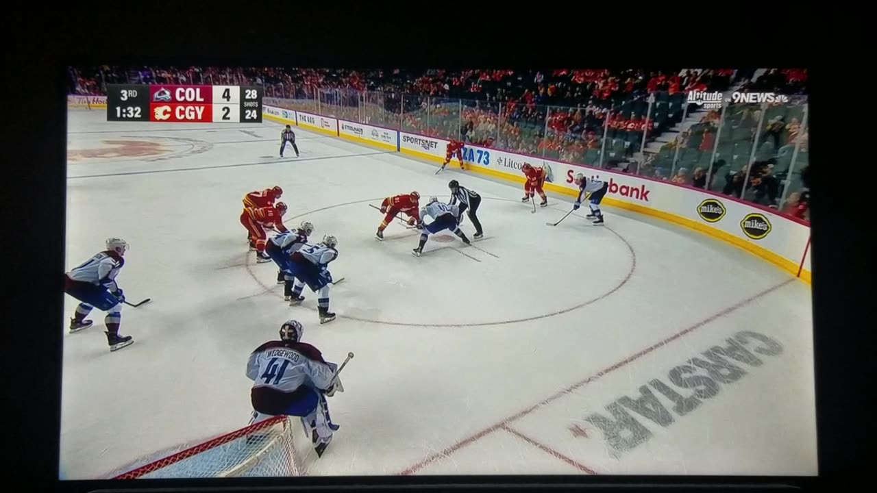 COL vs CGY - Avalanche Win 4-2