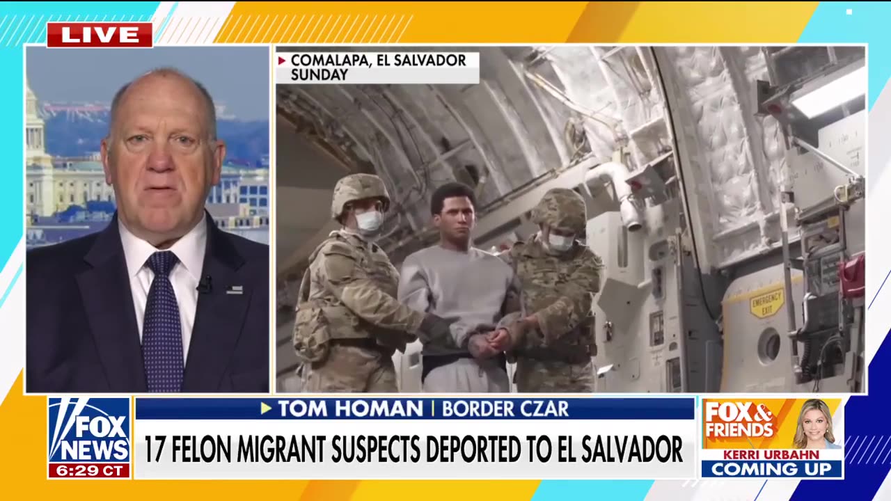 17 felon migrant suspects deported to El Salvador under Title 8 authority