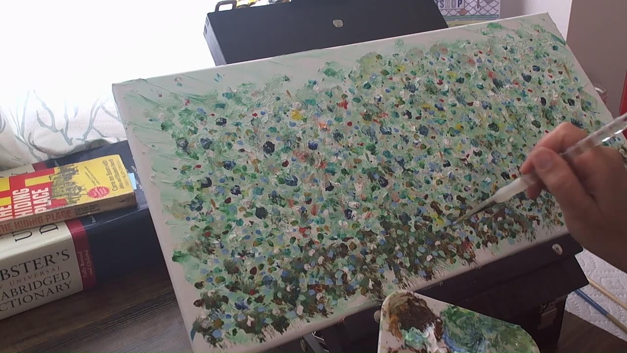 Isaiah and Oil Painting!