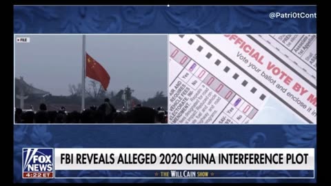 Kash Patel Exposes FBI Burying Report on Chinese FAKE VOTING Interference in 2020 Election