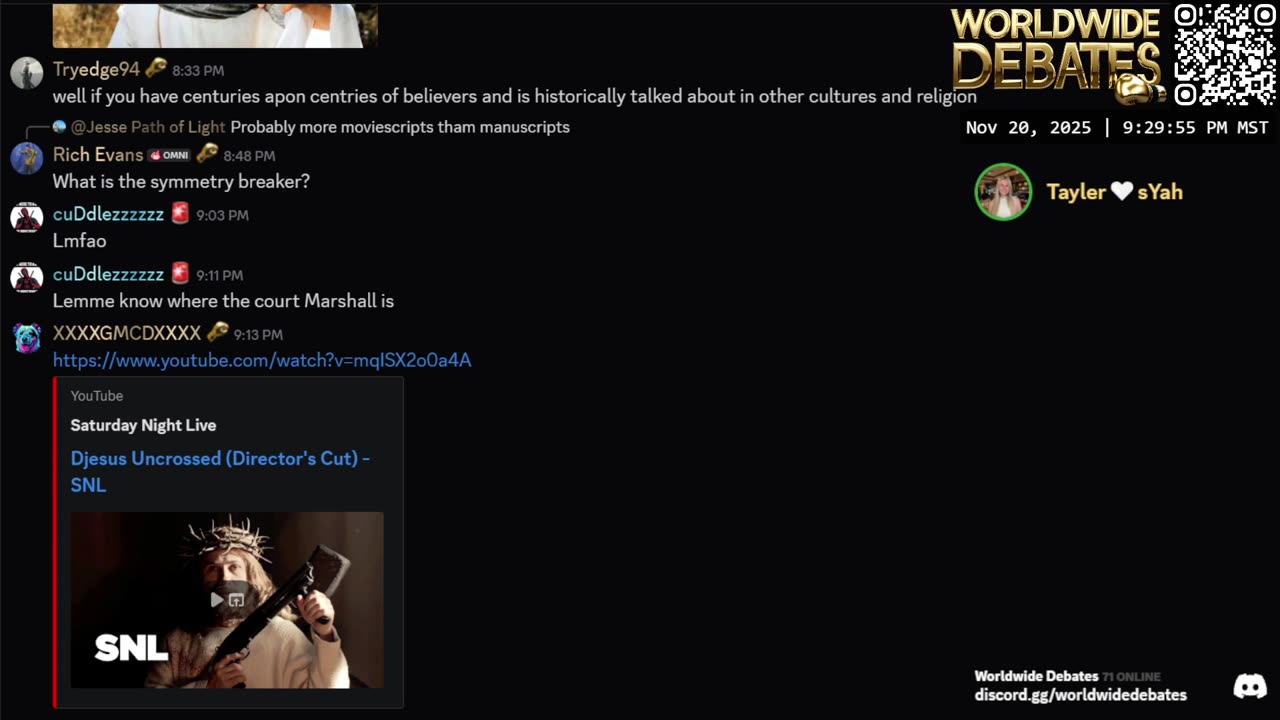 0180 WIDESTREAM - Worldwide Debates - YouTube/Twitch/Rumble