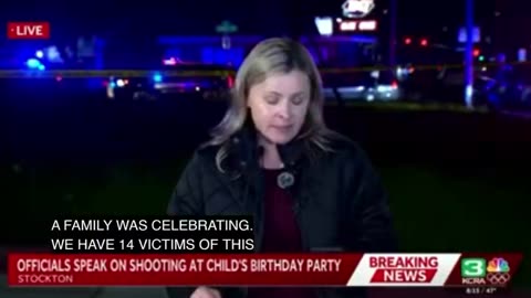 At least 14 people shot, 4 fatally, at banquet hall during child's birthday party in Stockton
