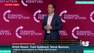 EN VIVO Y EN ESPAÑOL: Cumbre TPUSA 2025 – Anna Paulina Luna, Steve Bannon, Kristi Noem y líderes conservadores