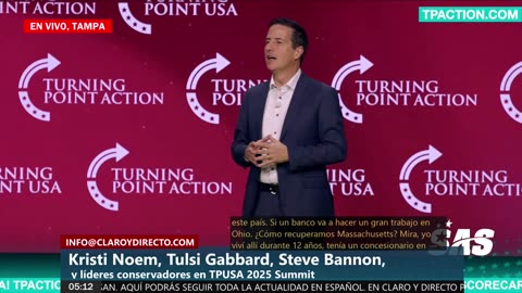 EN VIVO Y EN ESPAÑOL: Cumbre TPUSA 2025 – Anna Paulina Luna, Steve Bannon, Kristi Noem y líderes conservadores