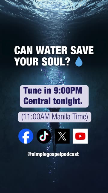 Can Water Save Your Soul?