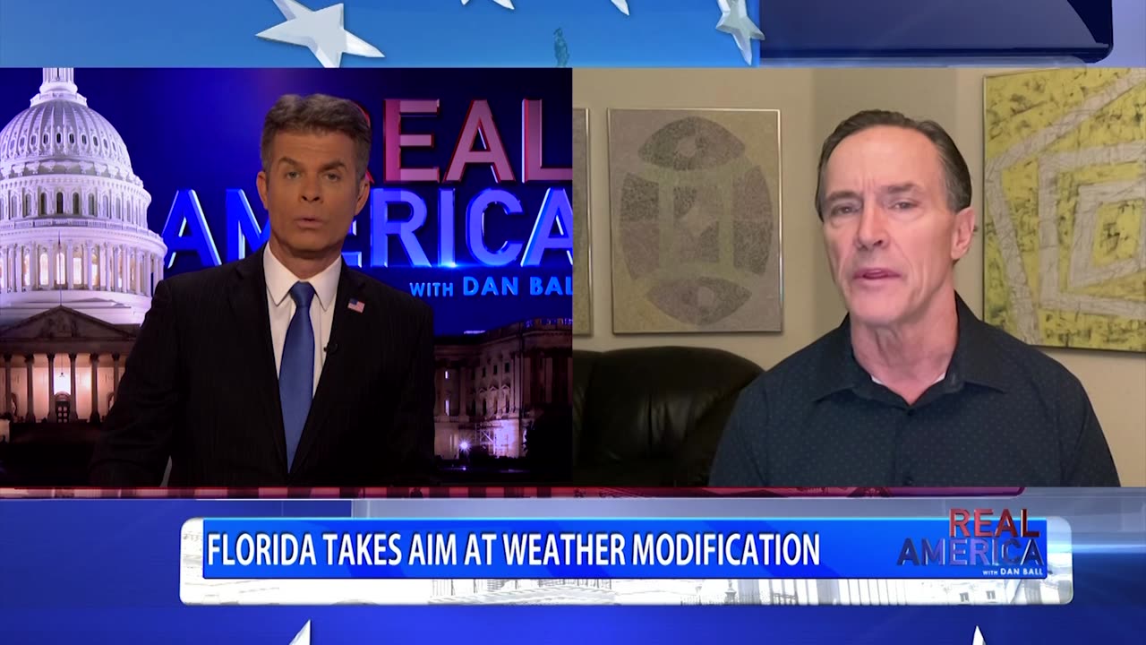 REAL AMERICA -- Dan Ball W/ Dane Wigington, We Need To Ban Weather Modification, 3/25/25