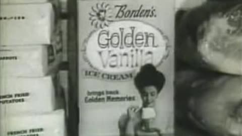 Commercial - Borden's Golden Vanilla Ice Cream w Elsie the Cow