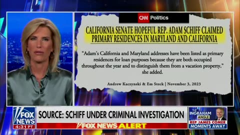 Sen. Adam Schiff, D-Calif., is under criminal investigation for mortgage fraud