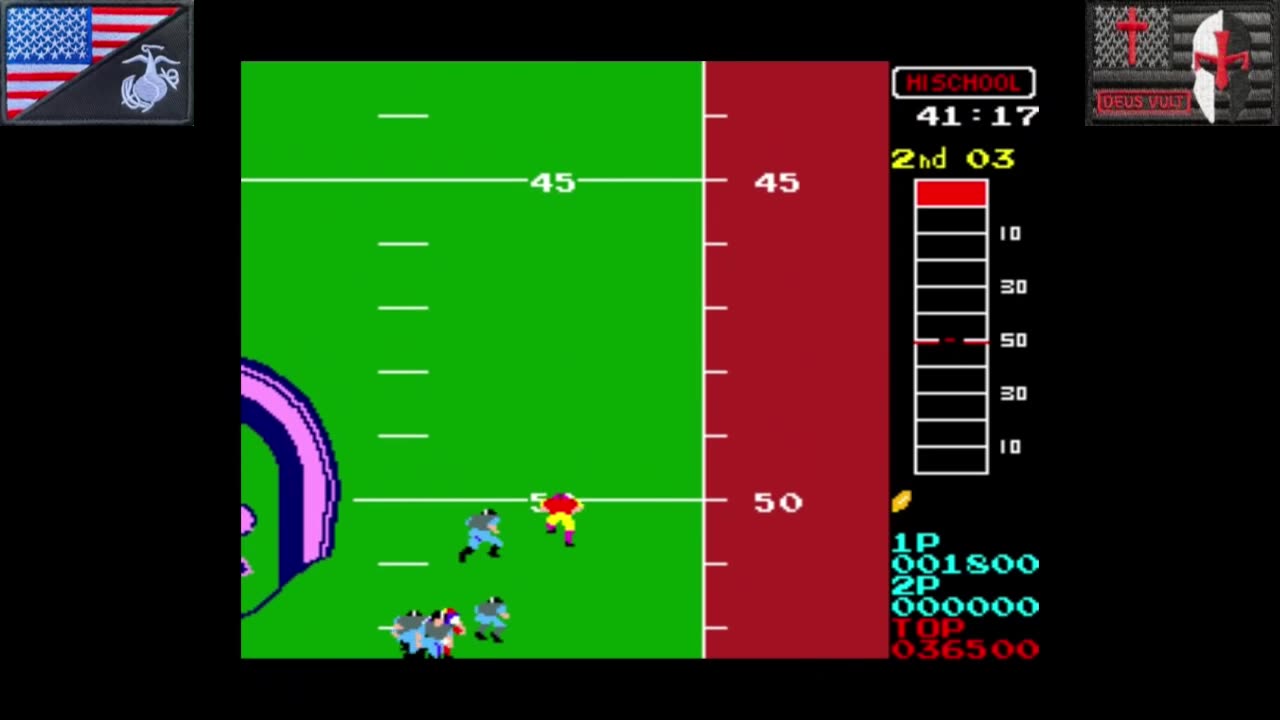 10-Yard Fight (Arcade - 1984) [NA Version of "10ヤード・ファイト"]