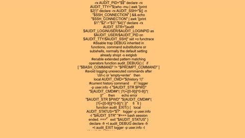 How can I log users&#39; bash commands