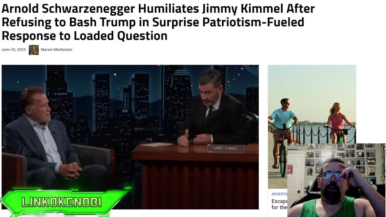 Arnold Again Blasts Hollywood Media For Political Nonsense When Trying To Promote Fubar Series