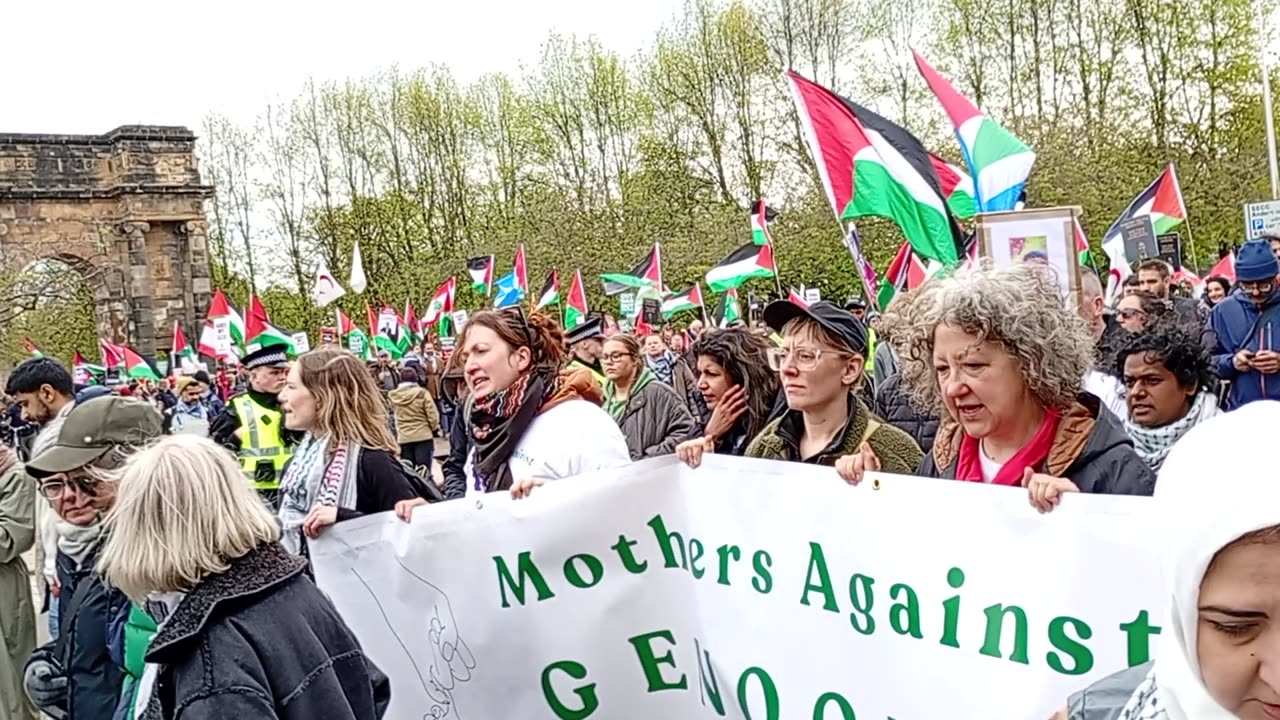 FREE PALESTINE MARCH GLASGOW