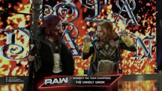 wwe 2k25 139 universe Alba Fyre and Isla Dawn VS Jakara Jackson and Lash Legend