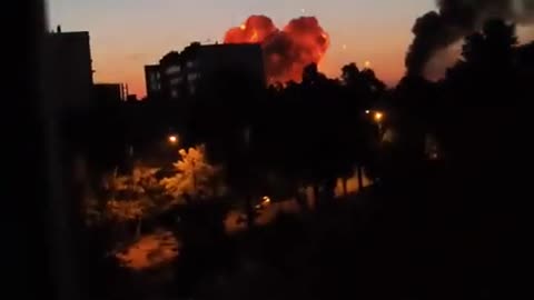 🎥🔥 Ukraine Russia War | Nighttime Missile and Drone Strike on Kyiv | RCF
