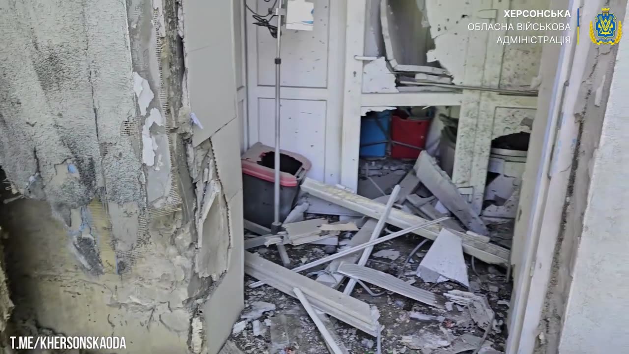 The Russian army attacked one of the hospitals in Kherson with drones