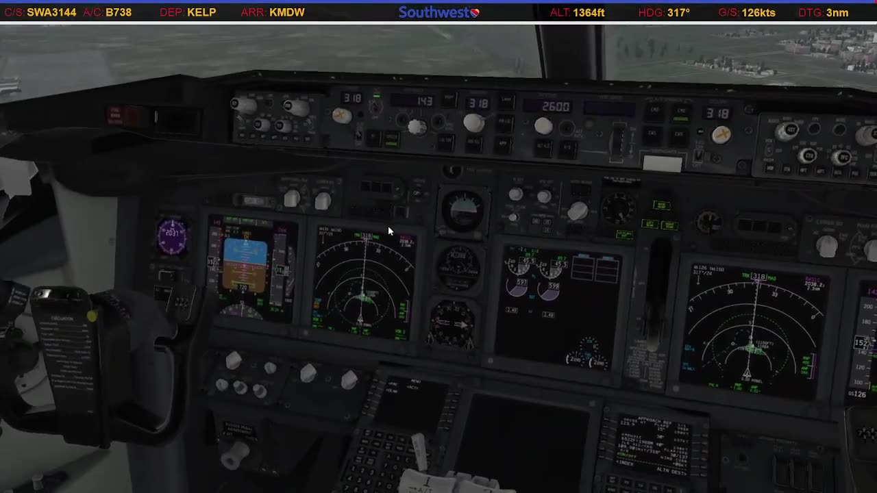 Landing in Chicago (KMDW)