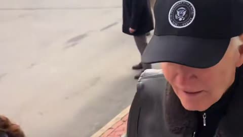 Joe Biden Gets Really Close to a Child in Nantucket