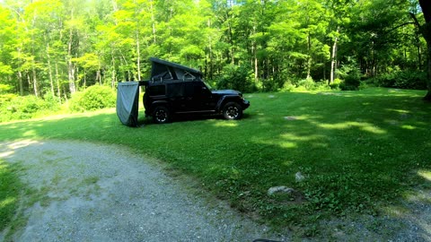 Bekfast the Villager in Kent, bike ride, hike Macedonia State Park with the wife. Insta360 X5