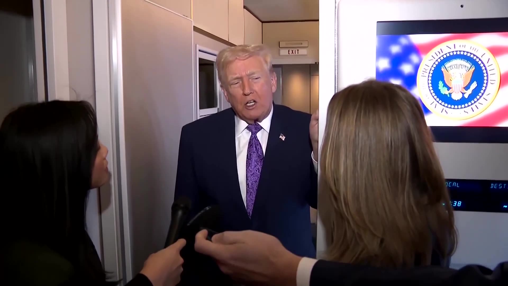 Trump says talks going along well over Ukraine peace deal