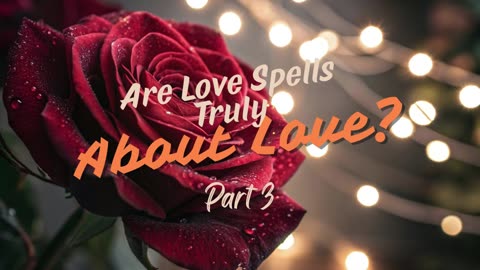 Are Love Spells Truly About Love? : What is Love? Part 3