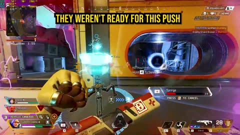 Aggressive Tap Strafing Wattson FULL SEND Squad Wipe ⚡ | Broken Moon | R-301 + EVA-8 | Apex Legends