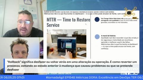 #JornadaÁgil EP1548 Métricas DORA: O Caminho para a Excelência em DevOps TER 06.05.25 07h31