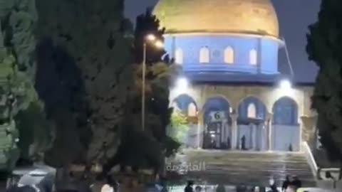 The Houthis fired a ballistic missile targeting Muslims praying at Al Aqsa mosque