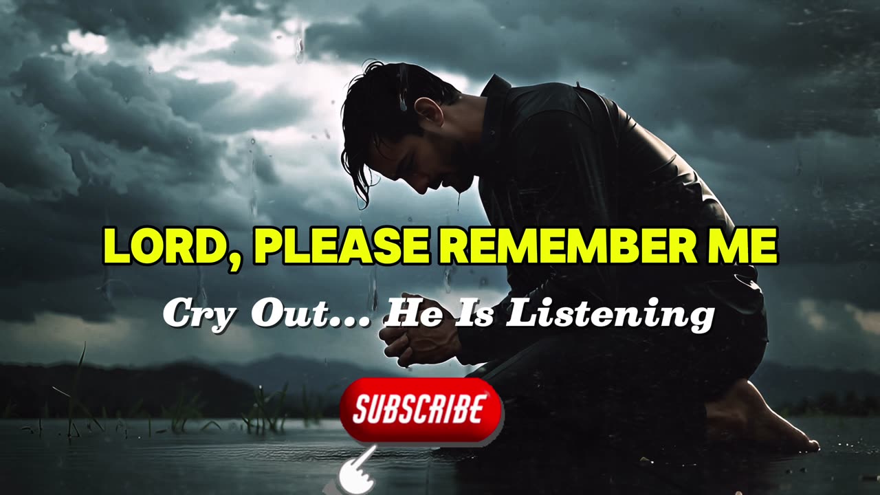 Lord, Please Remember Me — A Powerful Prayer for the Brokenhearted