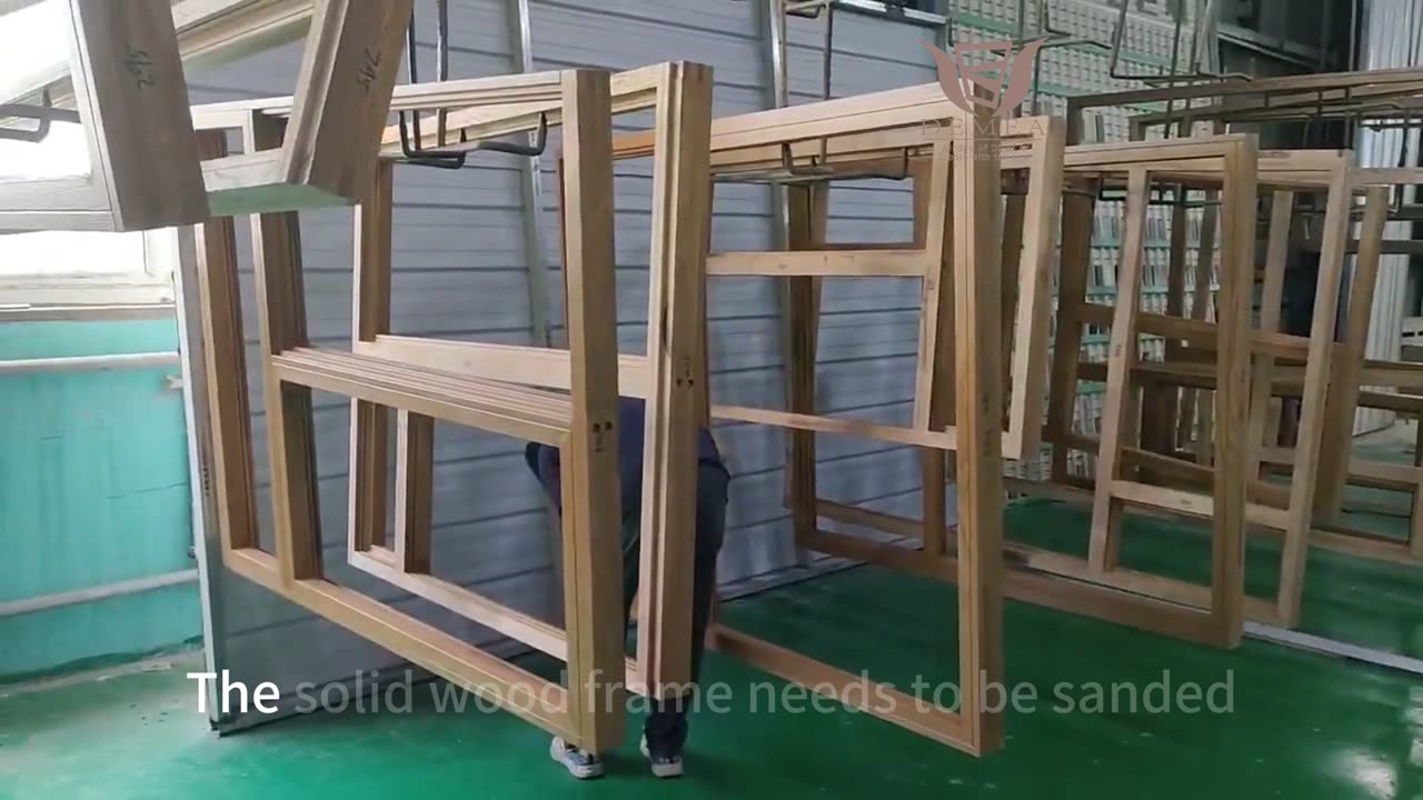 Experience the Craftsmanship of Our Aluminum-Clad Wood Window Sanding