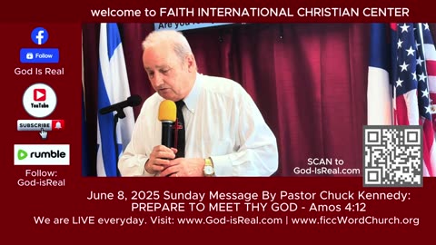 June 8, 2025 Sun Prepare to Meet Thy God - Pastor Chuck Kennedy