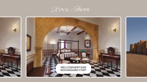 Luxury Stay in Jaisalmer | Pool & Bar at Mohangarh Fort – WelcomHeritage Hotels