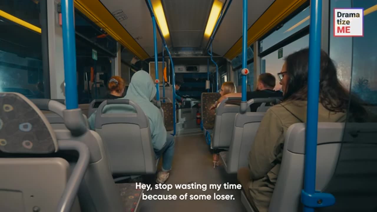 Girl Takes Revenge On Man In Bus