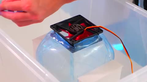 Create humidity using recycled materials ♻️💧