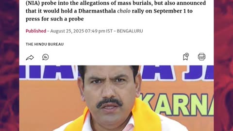 Dharmasthala Mass-Burial Allegations: Truth, Conspiracy, or Political Drama?