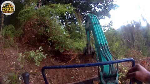 Why Is This So Calming? Excavator Builds a Mountain Road with Raw ASMR Sounds!