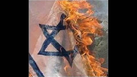 Unknown persons set fire to the Israeli flag at the Konrad Adenauer Foundation...