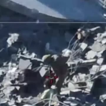 Palestinian fighter who attempted to emerge from a tunnel in Rafah