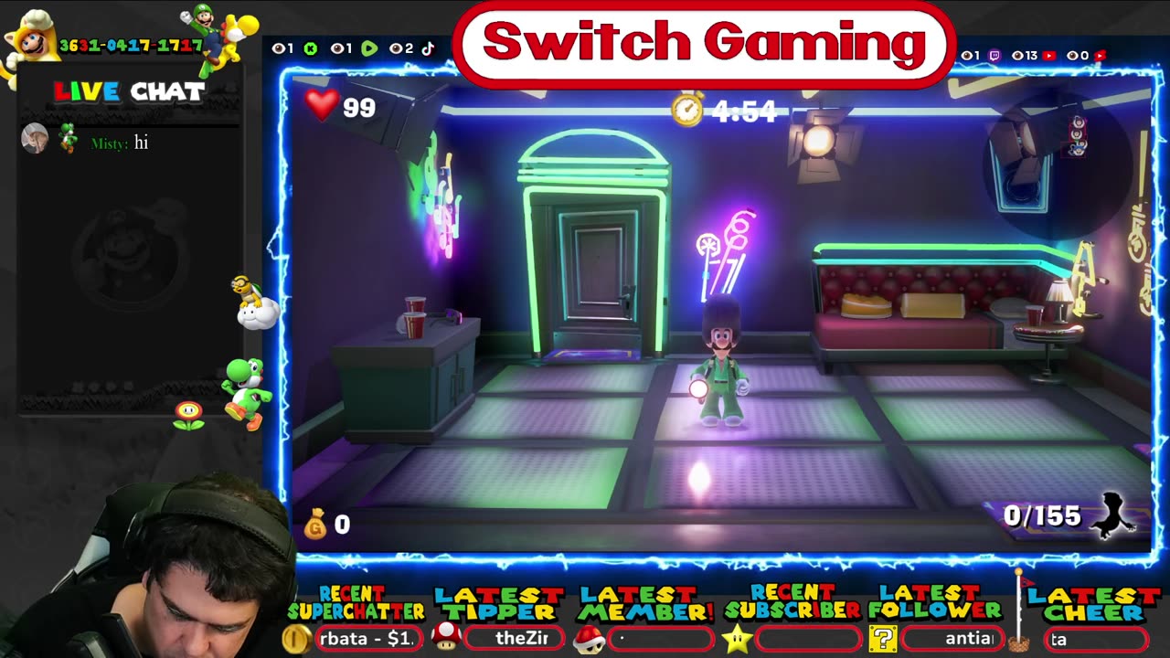 Luigi's Mansion 3 - Scarescraper *LIVE* (Nintendo Switch)