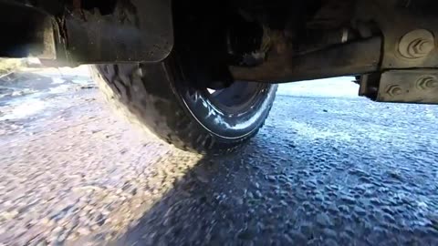 POV View Running Over Stuff