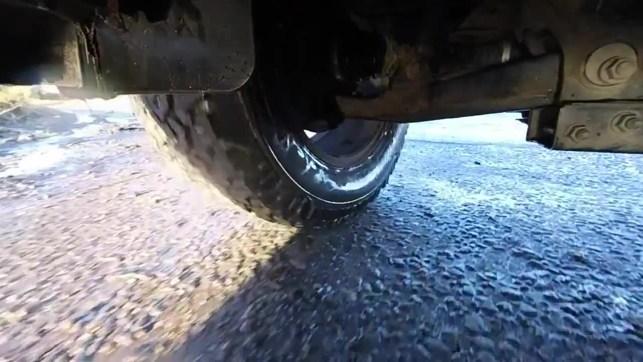 POV View Running Over Stuff
