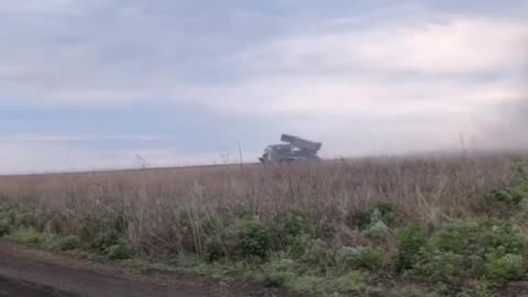 New Footage of a Ukrainian Grad Launcher