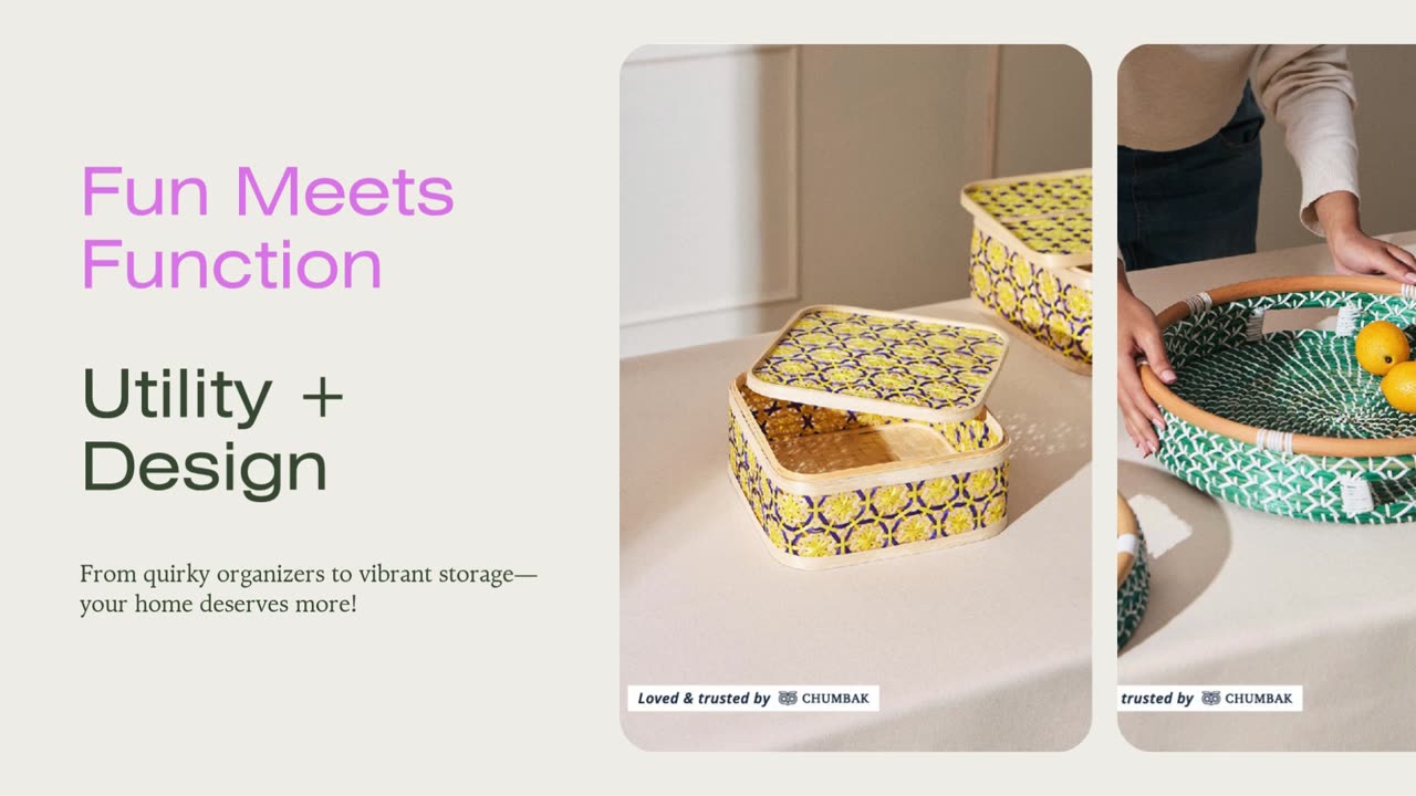 Explore Stylish Home Decor Items to Elevate Your Space at Chumbak